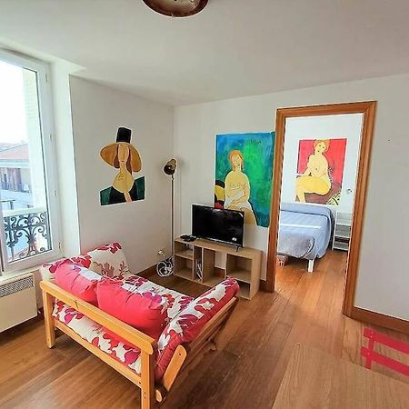 Bonito Estudio Reformado 1 Dormitorio 3 Personas Hendaye Bagian luar foto
